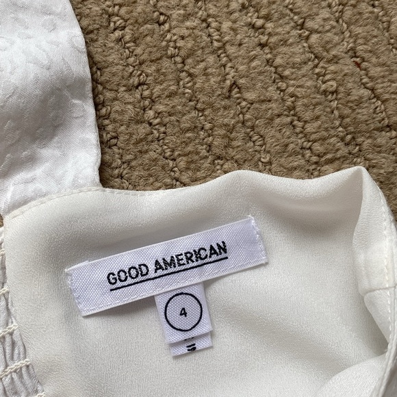 Good American The Bustier Dress, Ivory Leopard - Picture 6 of 17